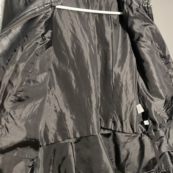 NEW YORK & CO Black Faux Leather Jacket - Picture 8 of 12